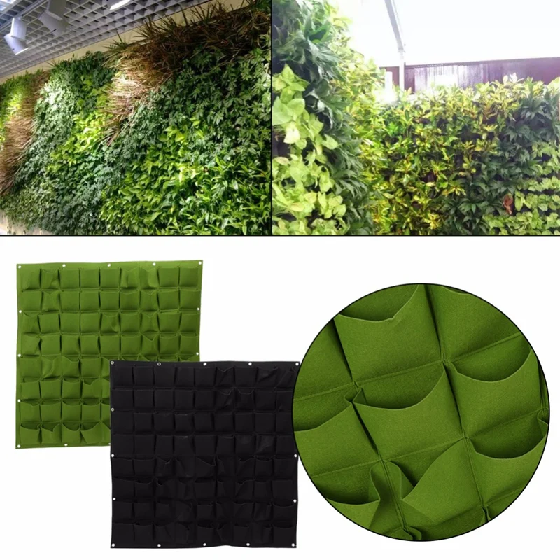 

Balcony wall Hanging Plant Pocket Planting Bag Flower Wall Beauty Grow Bag Green Wall Bag Vegetable Spice Growing Pocket