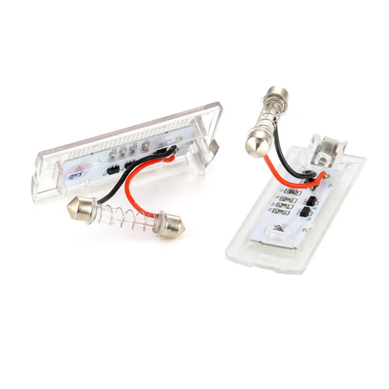 2 шт./компл. Белый светодиодный номерной знак светильник лампа 18 12V для BMW E53 X5 1999 2003