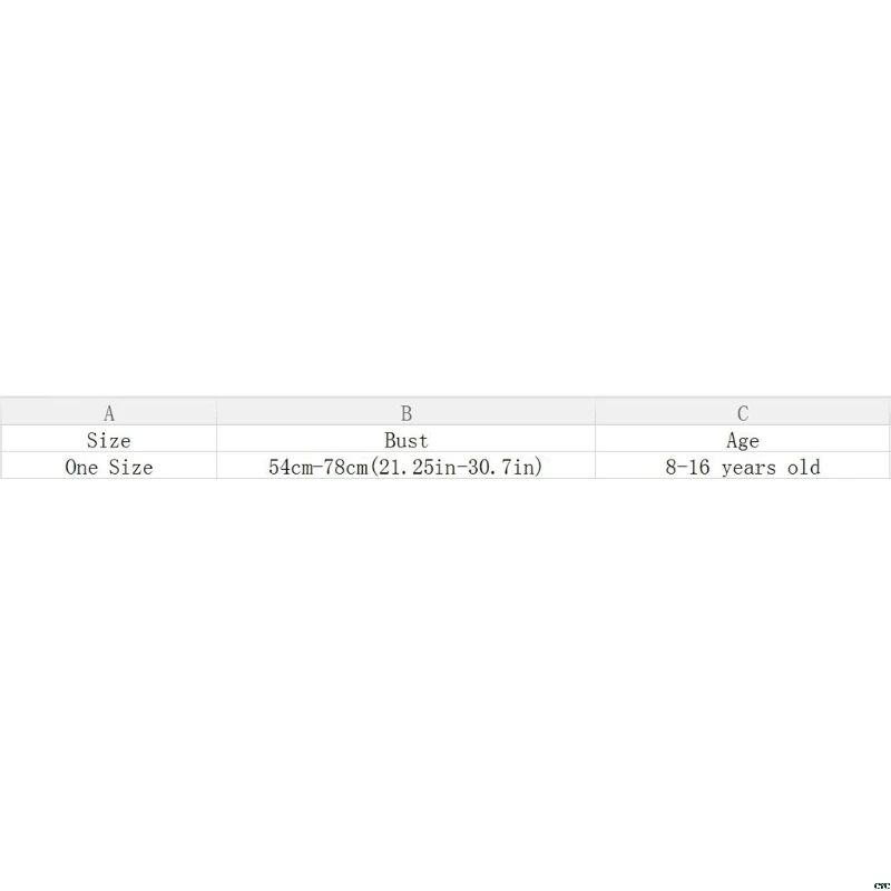 

Teenager Baby Girls Lovely Cartoon Print Underwear Training Bra Unpadded Vest