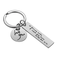 drive safe keychians i need you here with me i love you keychain gifts for dad husband boyfriend birthday gifts dropshiping