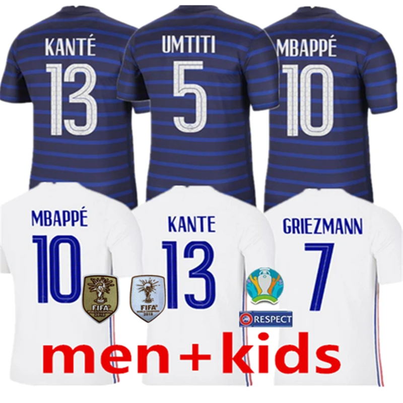 

2021 French Football Jersey Men's Kids Sweatshirt Training Suit Set + Socks Wholesale Price Free Shipping