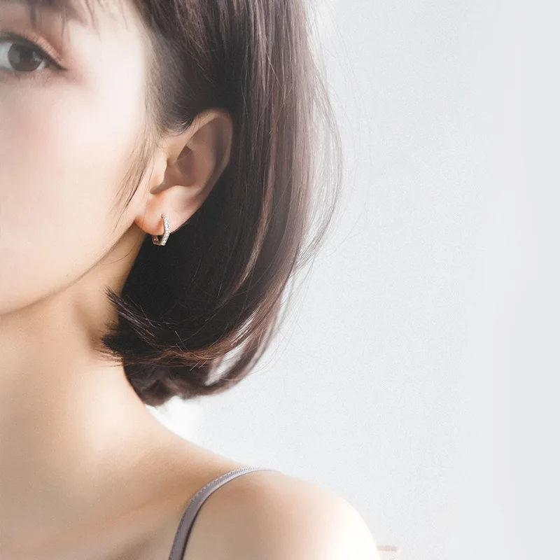 Новинка 2020 маленькие Подвесные серьги гвоздики из стерлингового серебра 925 пробы