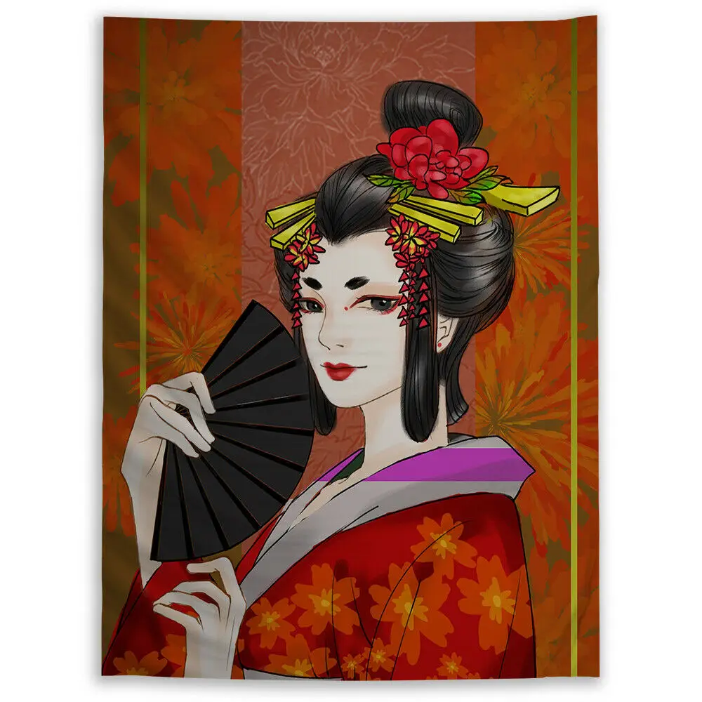 

Японский гобелен укиё-э, настенный Декор для дома