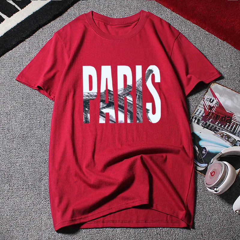 Футболка мужская с коротким рукавом и круглым вырезом свободная Повседневная