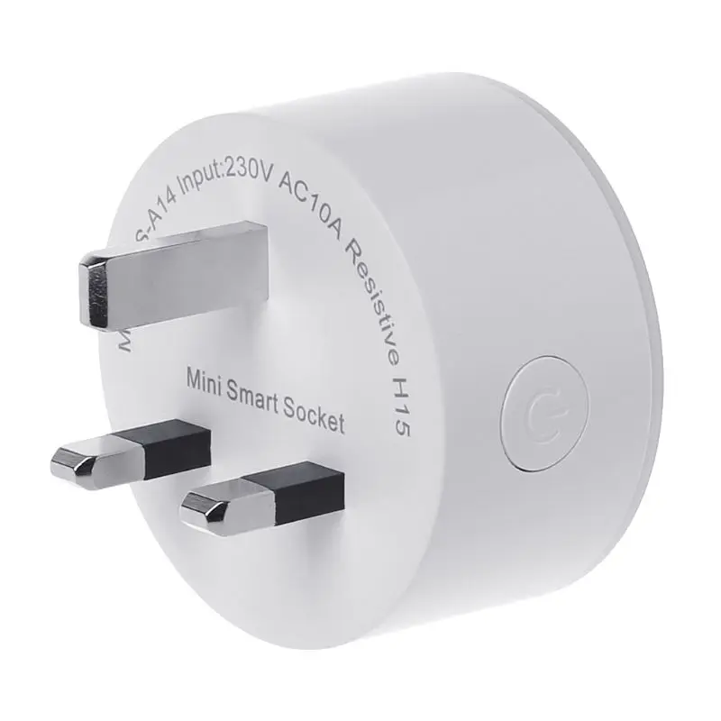 

39XD Smart Plug WiFi Remote Control UK Socket Timer LED No Hub Energy Saving Supplies