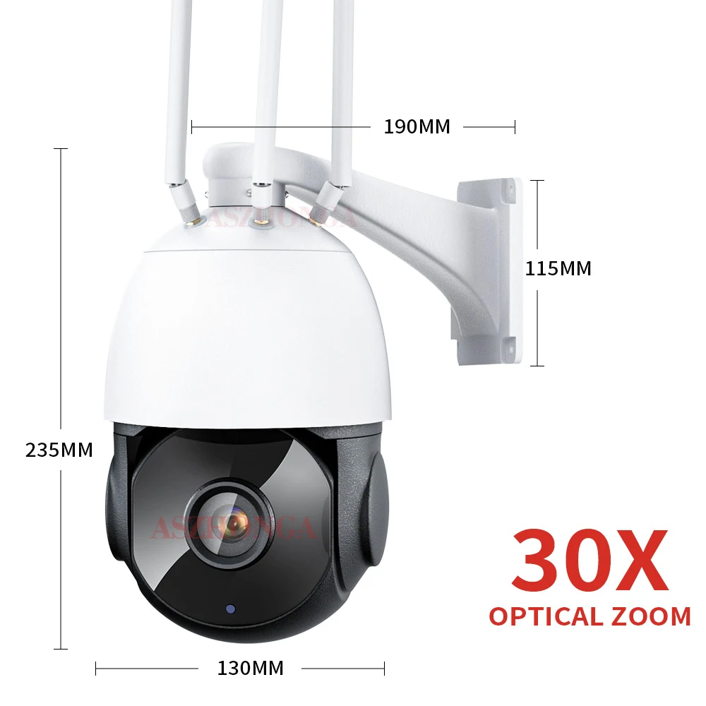 

2MP 1080P 5MP 3G 4G SIM Card WIFI Security IP Camera 30X Optical Zoom Outdoor Wireless Speed Dome CCTV Surveillance Cam CamHipro