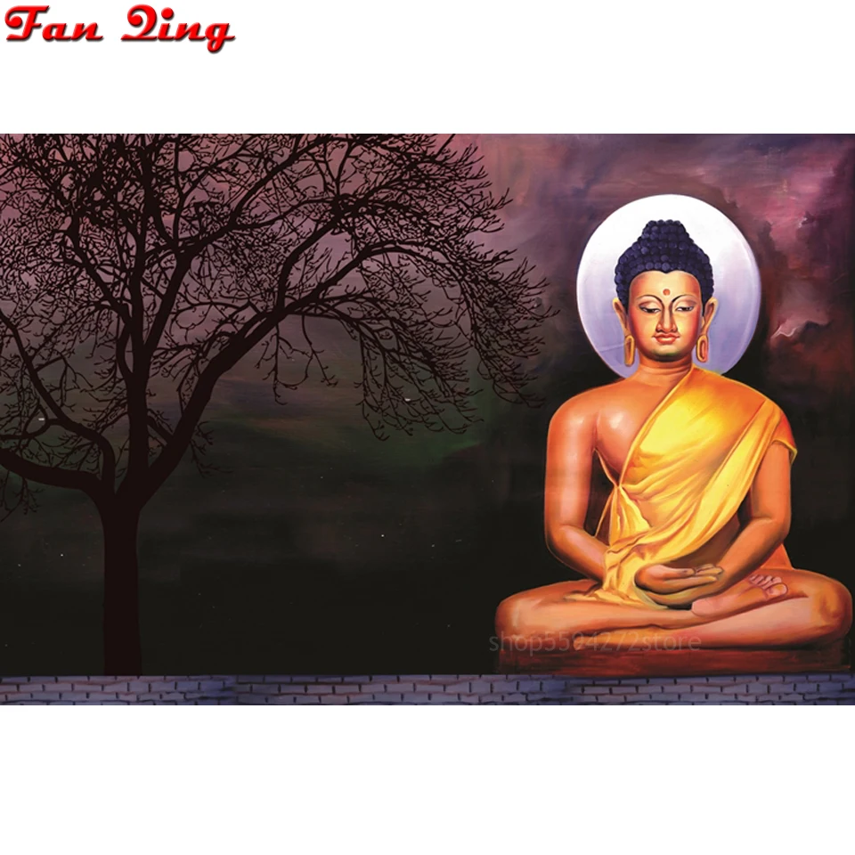 

Full Square/Round Drill 5D DIY Diamond Painting Religious Buddha 3D Diamond Embroidery Cross Stitch Rhinestone Home Decor