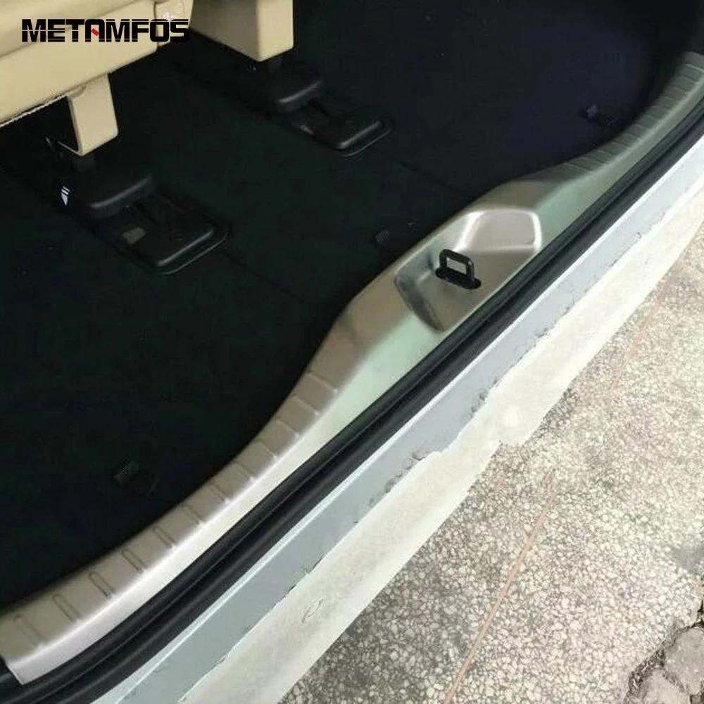 Внутренняя накладка на задний бампер для Toyota Alphard Vellfire 2016-2018 2019 задние ворота