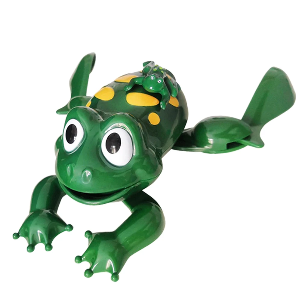 

Swimming Frog Electronic Battery Operated Cute Bath Toy for Kids Bathtime