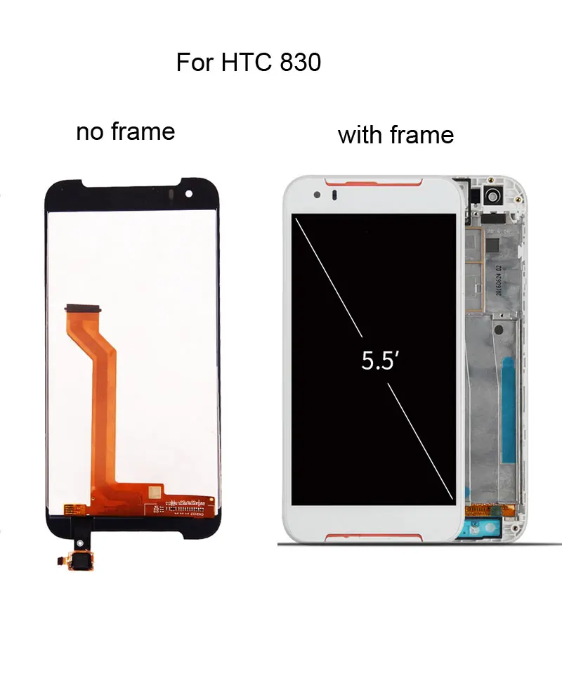 ЖК дисплей для HTC Desire 830 D830 D830U A56 сенсорный экран дигитайзер сборка Замена черный