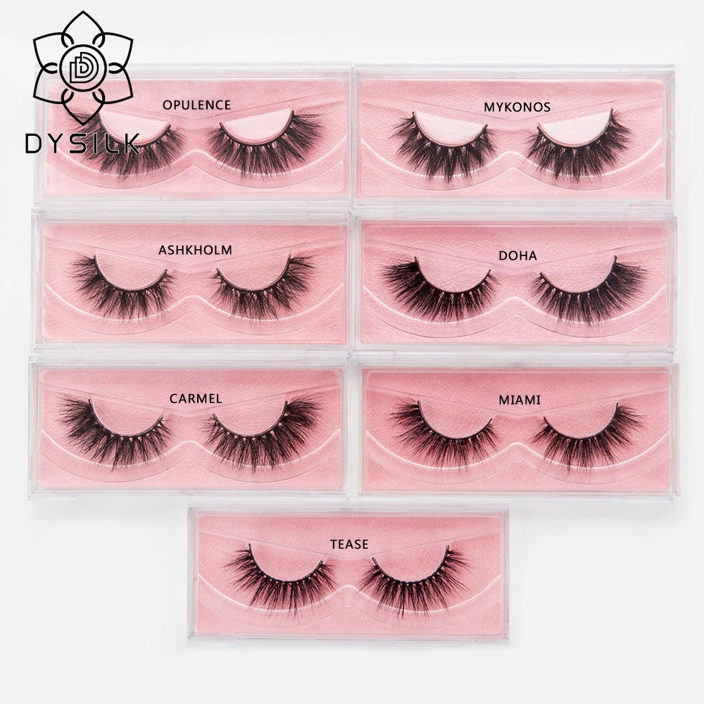 3D норковые ресницы накладные 100% настоящие полосы ручной работы из