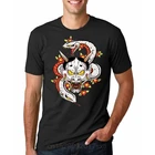 Мужская футболка с коротким рукавом и круглым вырезом