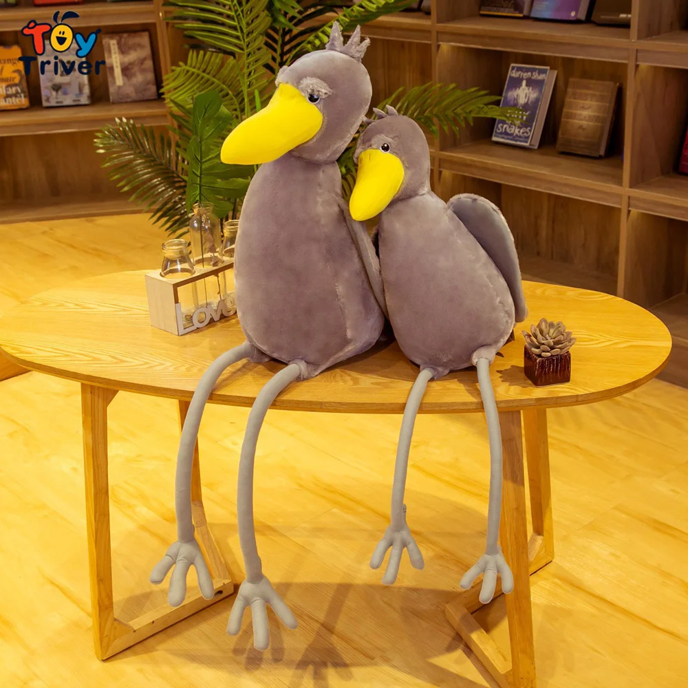 Kawaii Toucan птица кит голова аист плюшевая игрушка тривер мягкие животные кукла