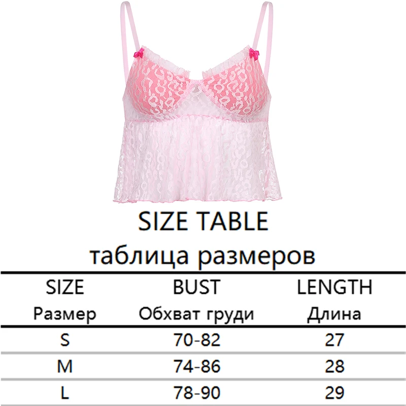

Vintage Sexy Baby Headband Patchwork Mesh Camisole Pink Leopard y2k Cute Crop Tops Neckline Korean Aesthetic 90s Vests