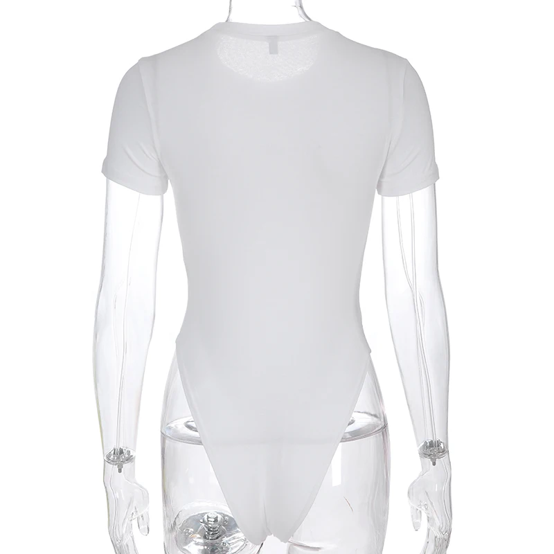 Повседневный облегающий боди Rapcopter с принтом ангела обтягивающий хлопковый