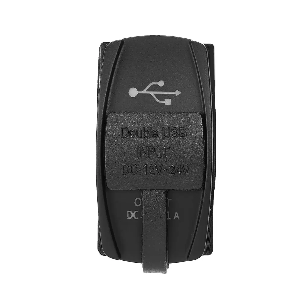 12V и 24V ATV USB Зарядное устройство с подсветкой кулисный переключатель для Can am для Джон Дир Polaris RZR 900 800 1000 мотоцикла для зарядки