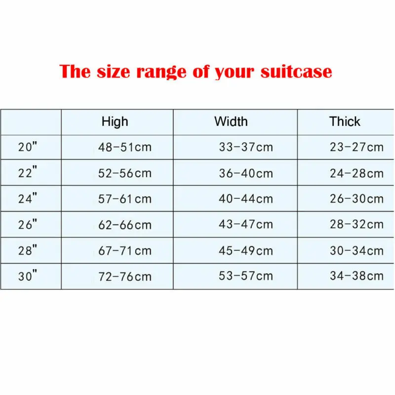Новый Модный водонепроницаемый прозрачный защитный чехол для чемодана