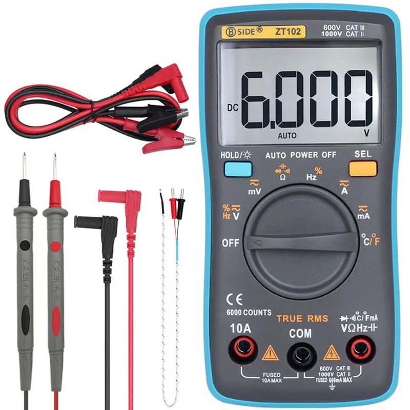 Цифровой мультиметр BSIDE 8000 амперметр с высоким автоматическим диапазоном