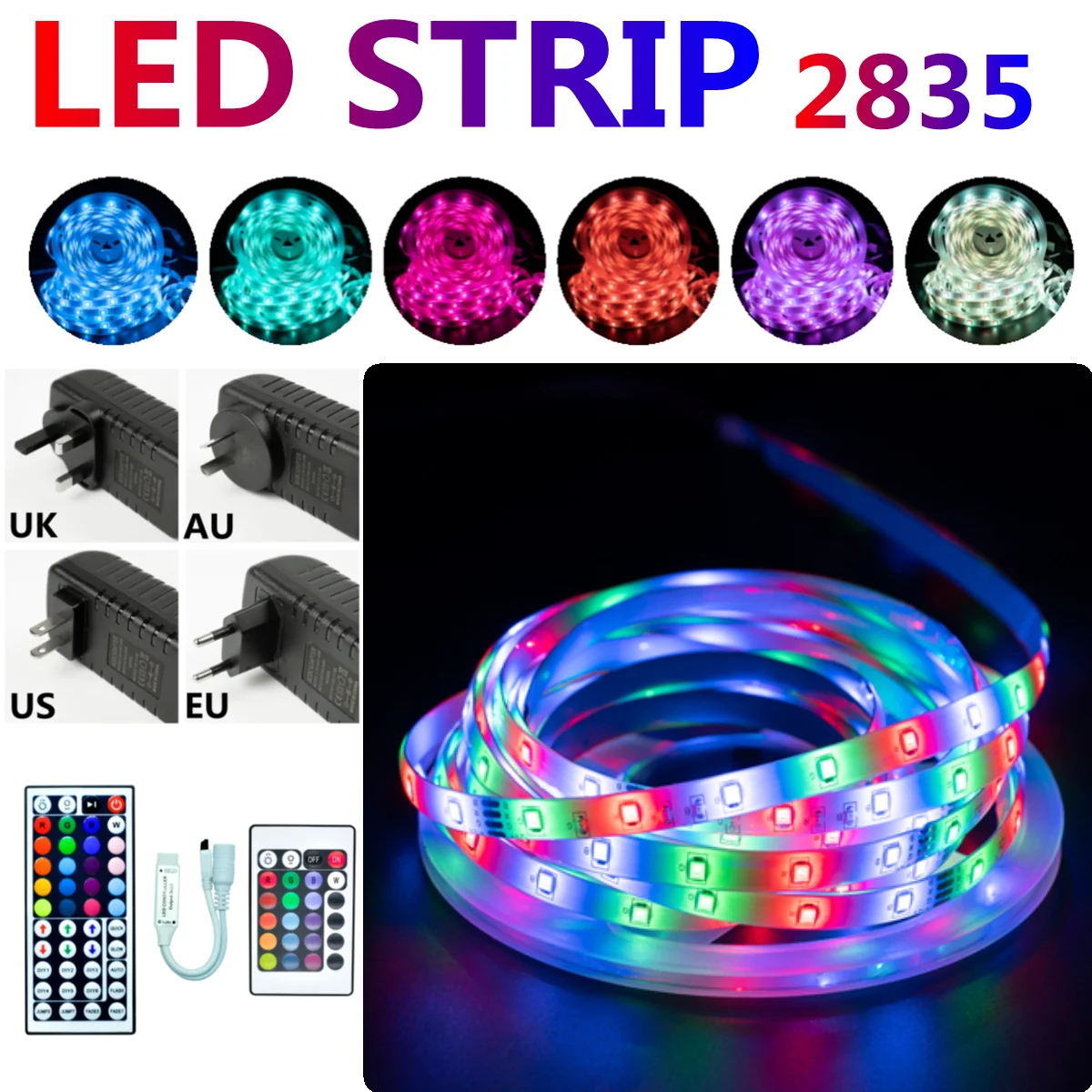 

LED Strip Lights 2835 Waterproof Lamp light Flexible Tape Diode app bluetooth luces led DC12V For Festival Party Room Decor