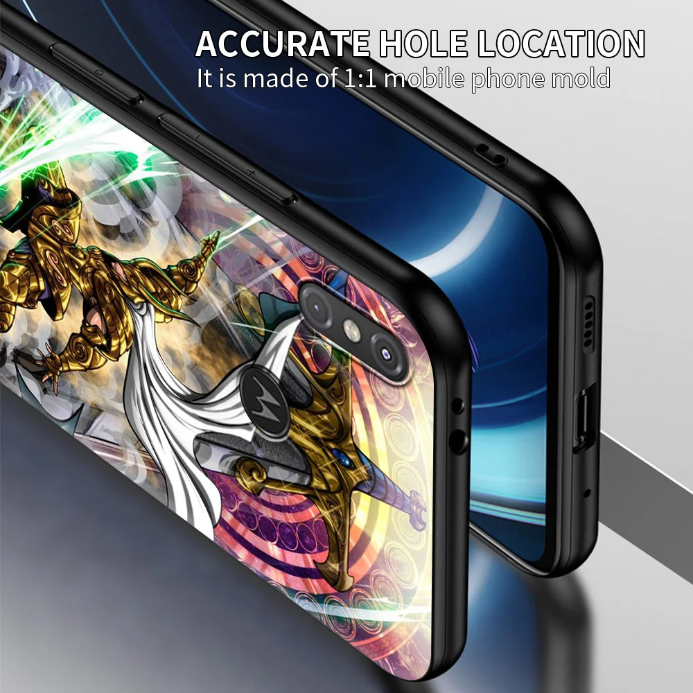 for motorola one fusion case for moto g10 g9 g8 plus play power one g20 g30 g40 g50 g60 edge 20 phone shell saint seiya anime free global shipping