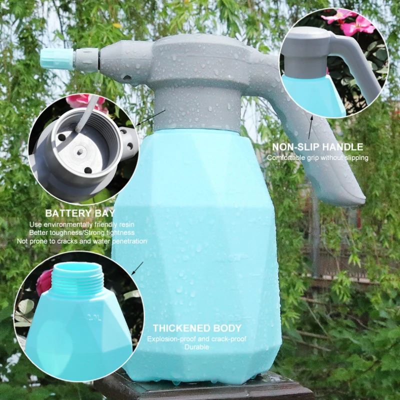 

2 L Electric Garden Sprayer Automatic Plant Mister Spray Bottle For House Flower Indoor Handheld Watering Can Spritzer Tool