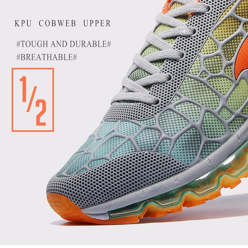 Мужские кроссовки ONEMIX на воздушной подушке красивые тренды спортивные хорошего