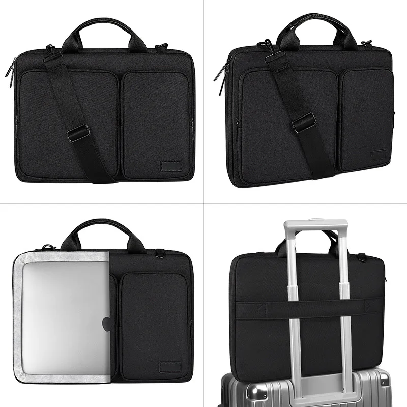 laptop sleeve bag for macbook pro 13 15 air 13 15 case cover notebook handbag 14 13 3 15 4 15 6 for hp lenovo dell shoulder capa free global shipping