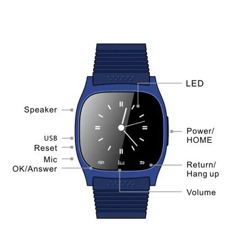 M26 Bluetooth Смарт часы камера спортивные наручные для мужчин женщин Smartwatch циферблат