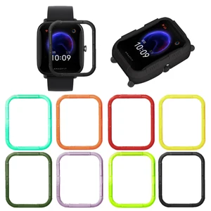 Защитный чехол для часов Amazfit Bip U, протектор для часов Xiaomi Huami Amazfit Bip, жесткий пластиковый бампер, защитная рамка, аксессуары