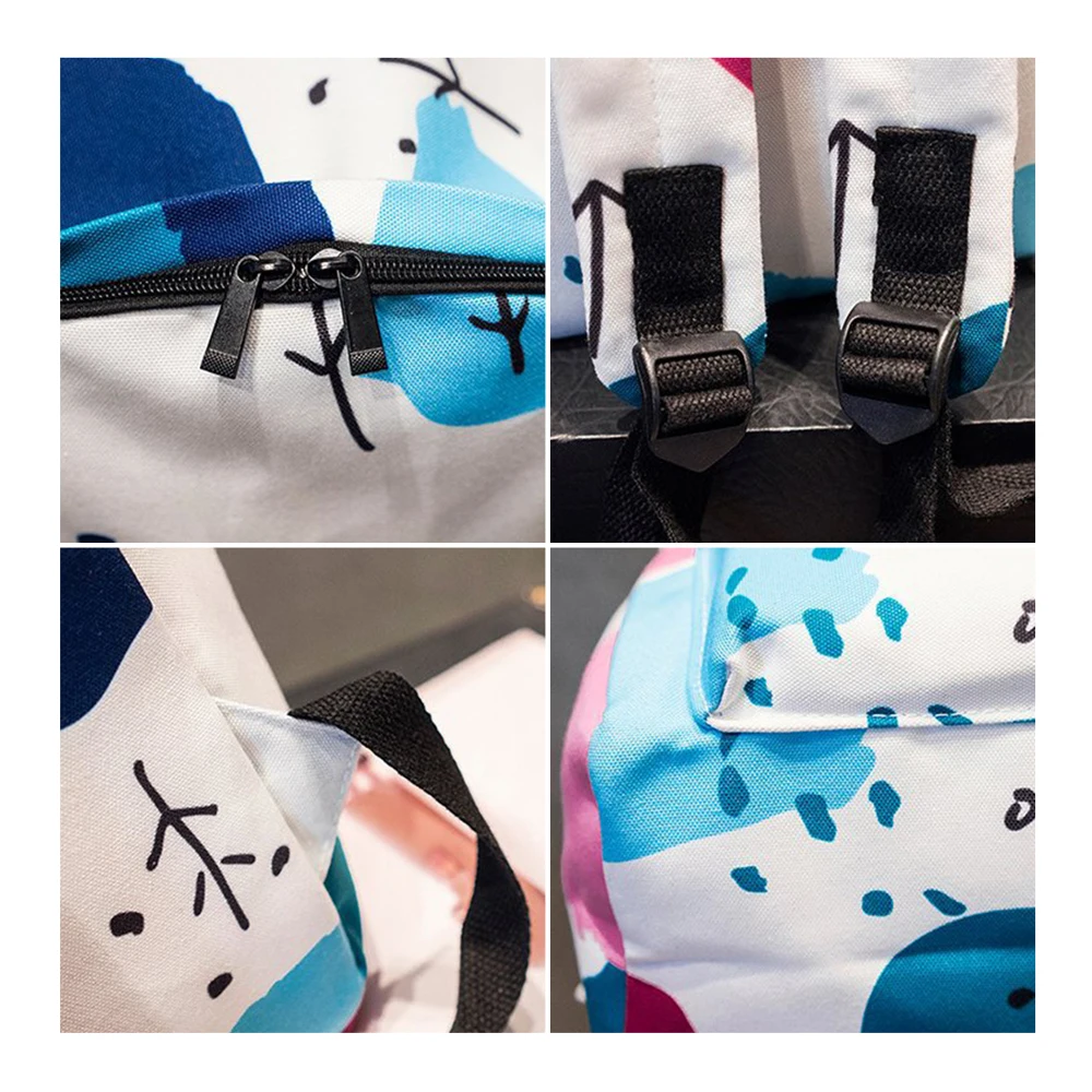 TTOU рюкзак с принтом высокое качество женский холщовый школьные сумки для девочек