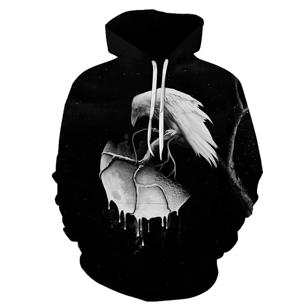 Мужские/женские толстовки со шляпой худи с принтом цветные блоки Осень зима 3D для