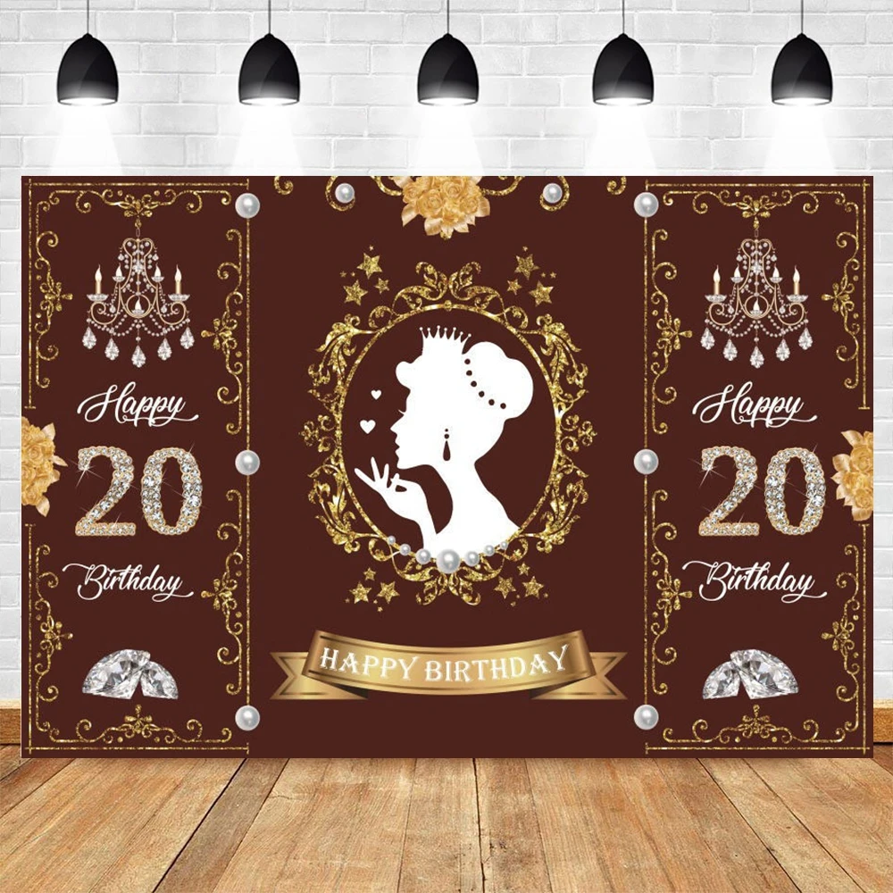 

Yeele Red Flower Princess Girl Birthday Wedding Photocall Glitter Photo Background Vinyl Photography Backdrop Custom Photophone