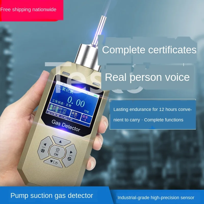 

Портативный насос всасывания углекислого газа детектор CO2 концентрации газа O2 содержания кислорода мониторинга анализатор промышленности