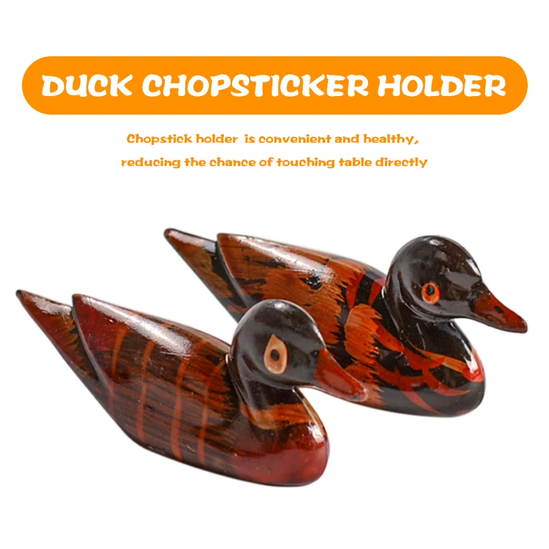 Модная винтажная каучуковая пара палочек для еды мандаринки утки украшения дома