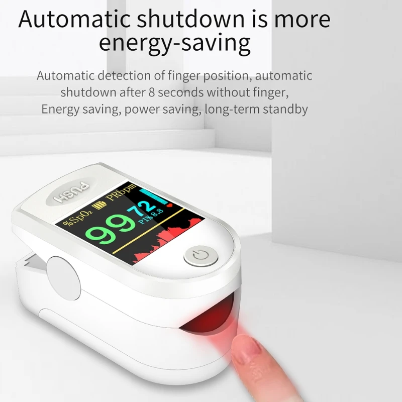 Больше Экран импа Ульс перста окислитель de dedo пульсоксиметр оксиметр на палец