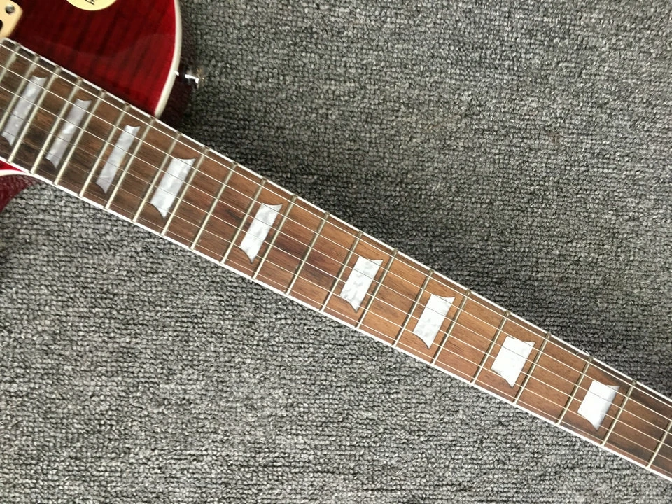 Горячая Распродажа. Электрическая гитара. tiger flame top. Ручная работа гитара с 6