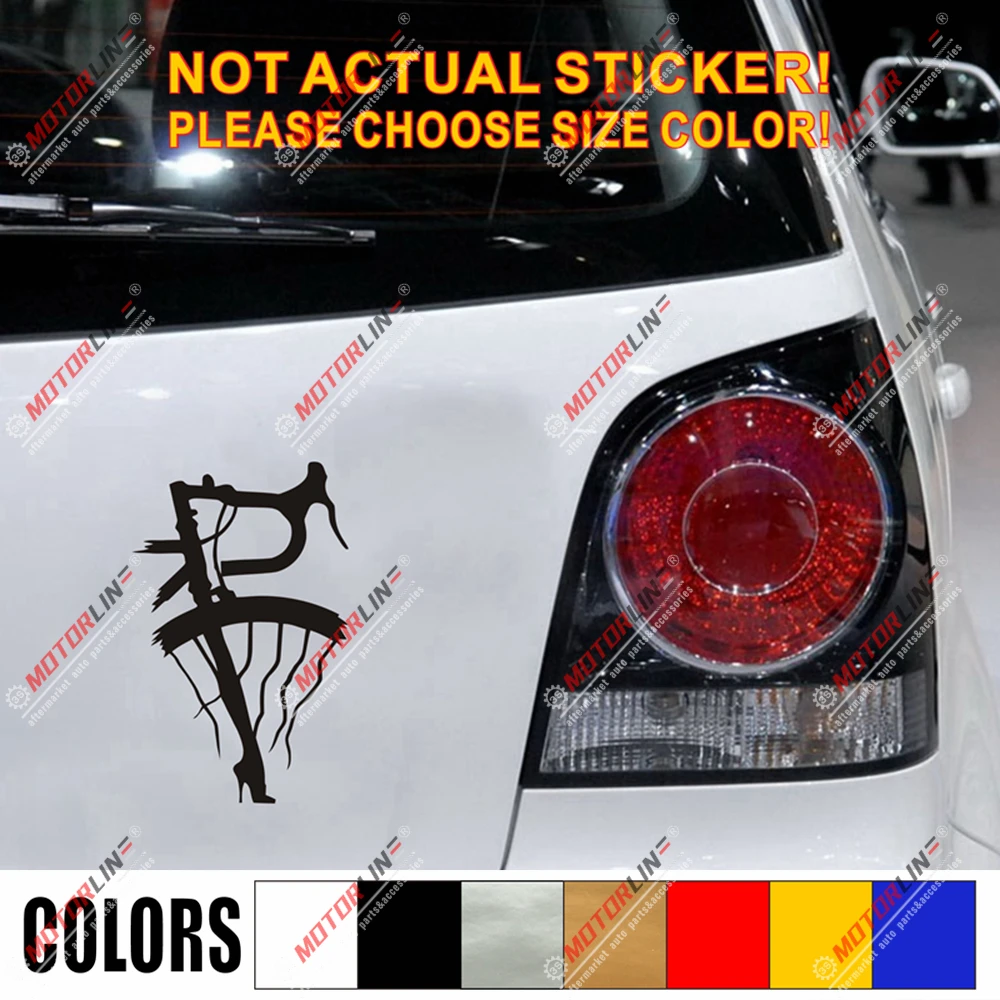 Велосипедная художественная забавная велосипедная наклейка с велосипедом на