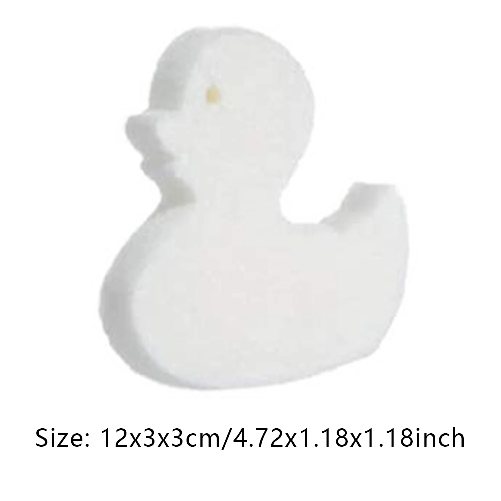 

10PCS Oil Absorbing Duck Shaped Scum Sponge Hot Tub Spa Cleaners Swimming Pool Slime Grime Scum Pools Pool Cleaning Sponge