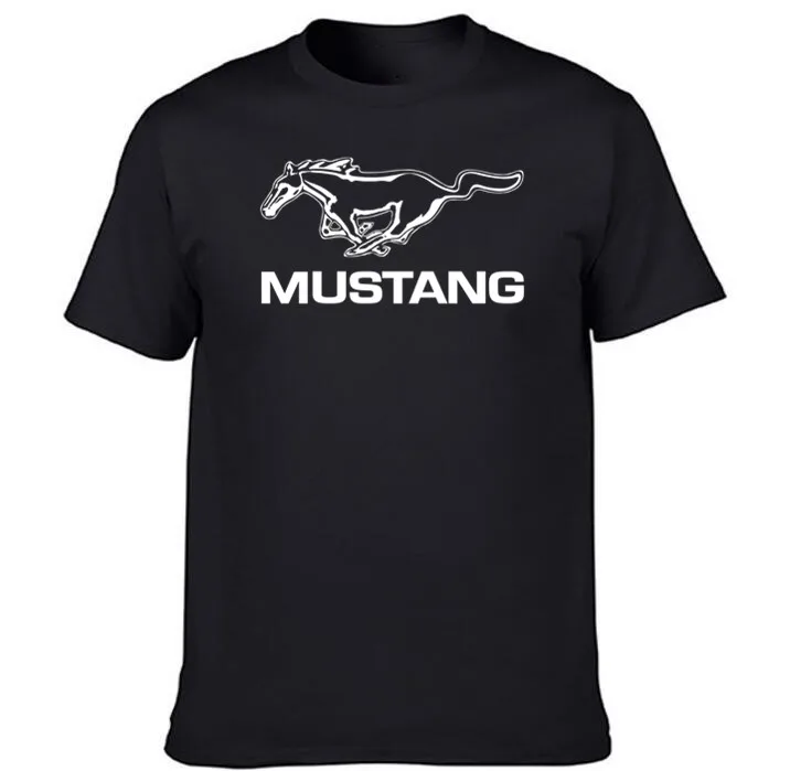 Летняя стильная футболка мужская мода Ford Mustang Футболка Топы футболки 2019|Мужские