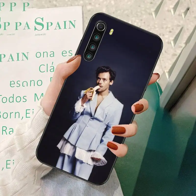 

Black Soft TPU Harry Styles Phone Case For Redmi 7 8 9 A K20 30 Pro Note 8 9 Pro 9s