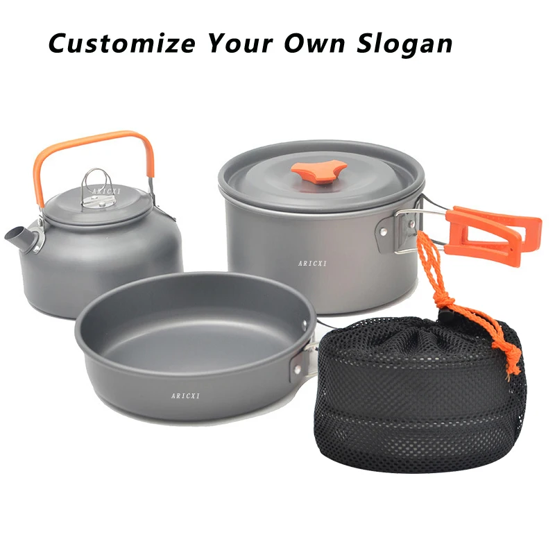 Уличная посуда для кемпинга набор посуды пикника пешего туризма Теплообменный
