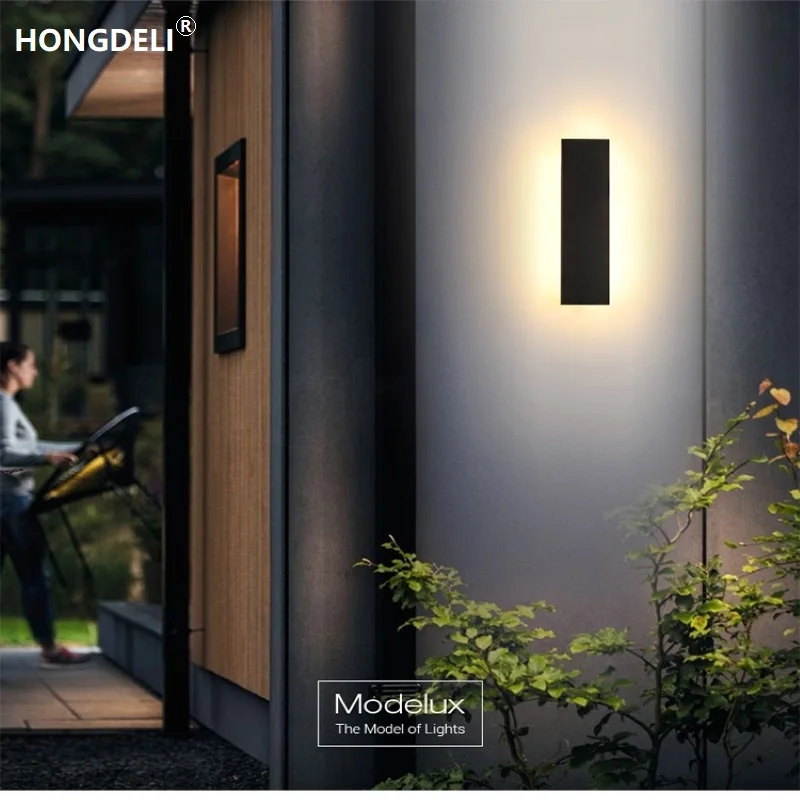 

Настенная лампа HONG DE LI из нержавеющей стали с дистанционным управлением, IP65