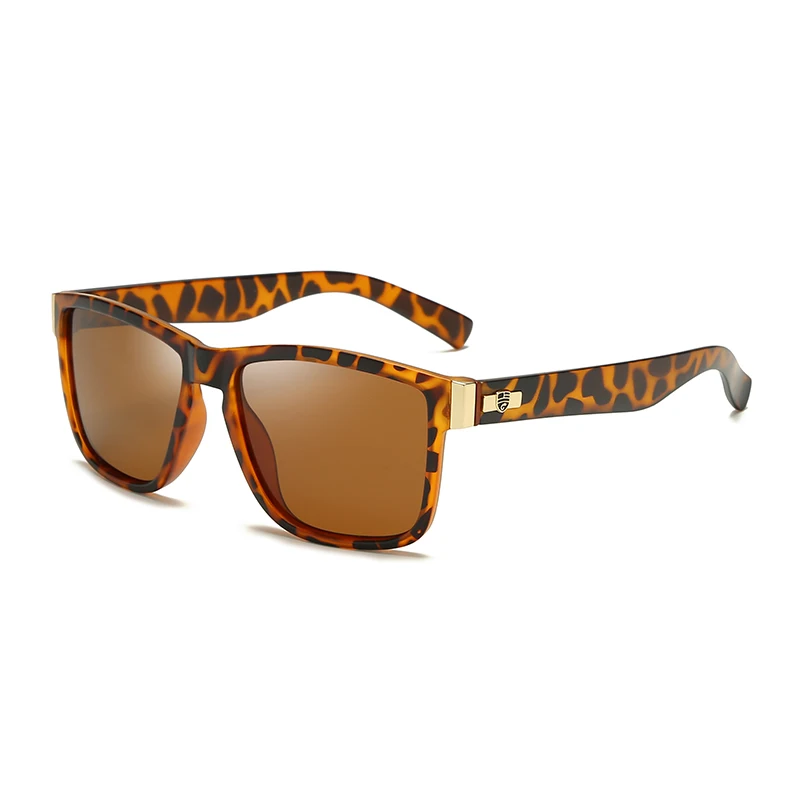 C5 Leopard Brown Бренд Pro Acme, дизайнерские квадратные поляризованные солнцезащитные очки, мужские очки для вождения, Винтажные Солнцезащитные очки для мужчин, зеркальные линзы, мужские CC1298 - Цвет линз: C5 Leopard Brown
