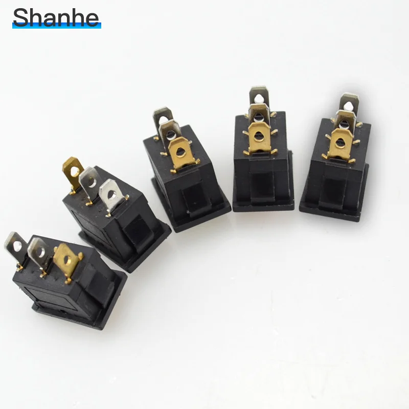 5 шт. Mini 3 Pin приборной панели вкл/выкл Водонепроницаемый перекидной переключатель с подсветкой Spst с светильник