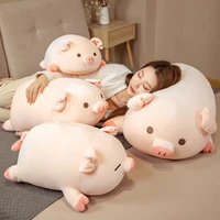 2021 40 80cm pig plush toys simulation stuffed soft animal pig doll for childs gift kids toy cute cartoon kawaii gift for girls