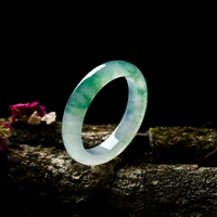 the best gift giving natural burmese jade ice green two color 54mm 62mm bracelet elegant princess jade bracelet friends