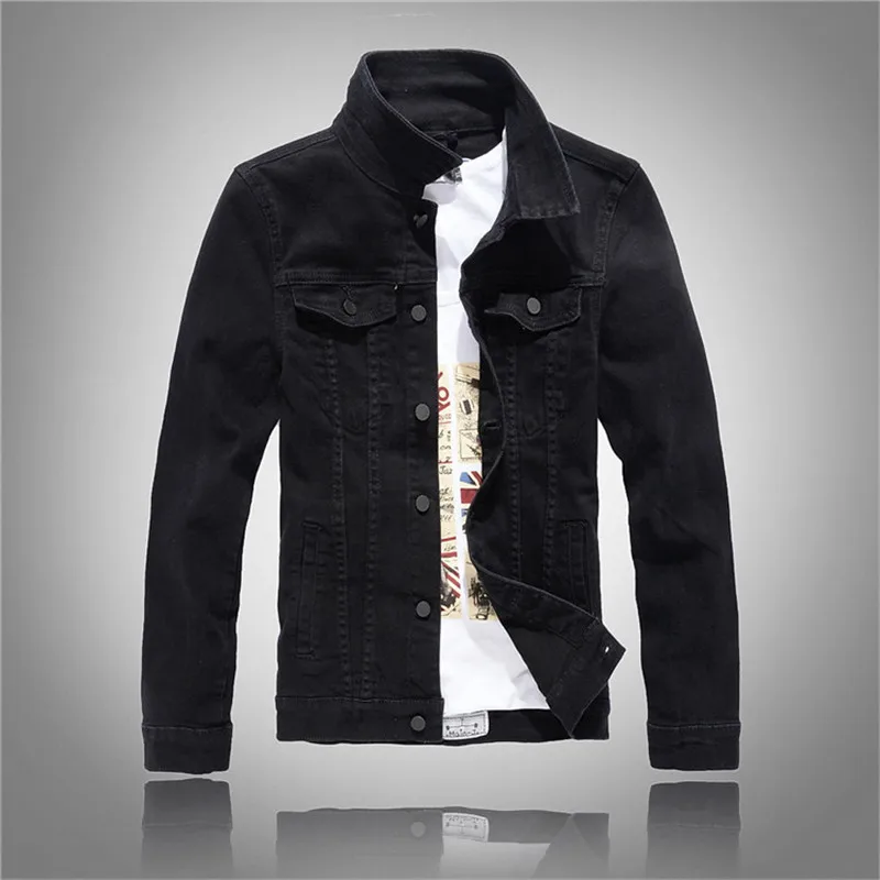 KIMSERE мужской Slim Fit розовые джинсовые куртки верхняя одежда модная повседневные