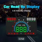 HUD Дисплей автосигнализации проекционный спидометр на лобовом стекле OBD 2 бортовой компьютер авто OBD2 сканер проекции на автомобиле Стекло