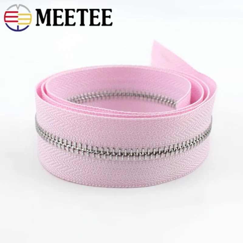 

10pcs 15/18/20/25/30cm Close-End 3# Sewing Zipper Metal Zips DIY Coat Decoration Zip Garment ZA093