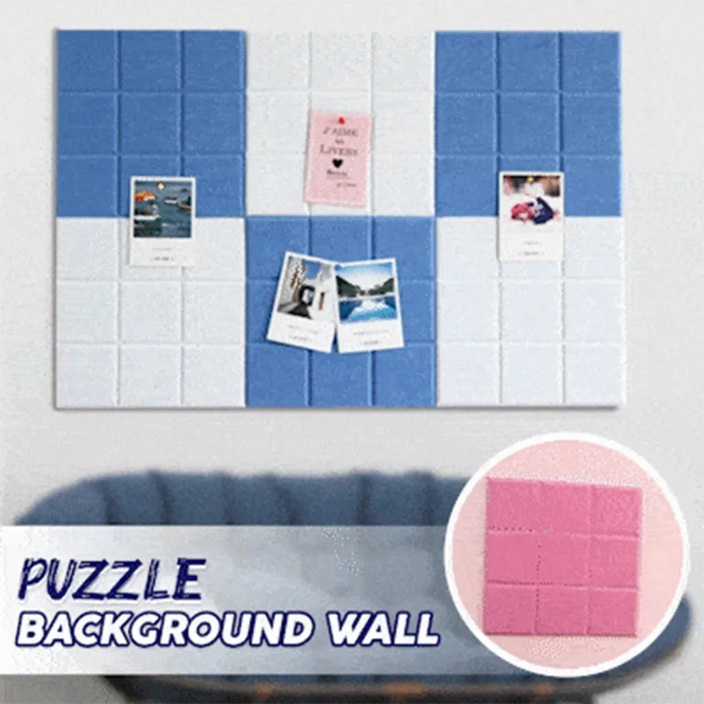Felt-Background Board DIY Puzzle Photo Wall Household Message Reduce Stress Toys Jigsaw Gifts Landscape Home Decoration | Дом и сад